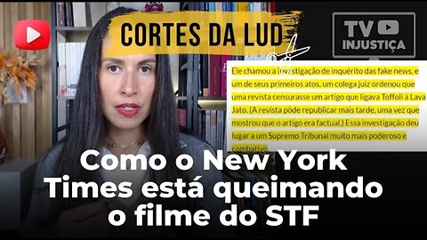 The New York Times is burning the film of the Supreme Court judges in Brazil 👀