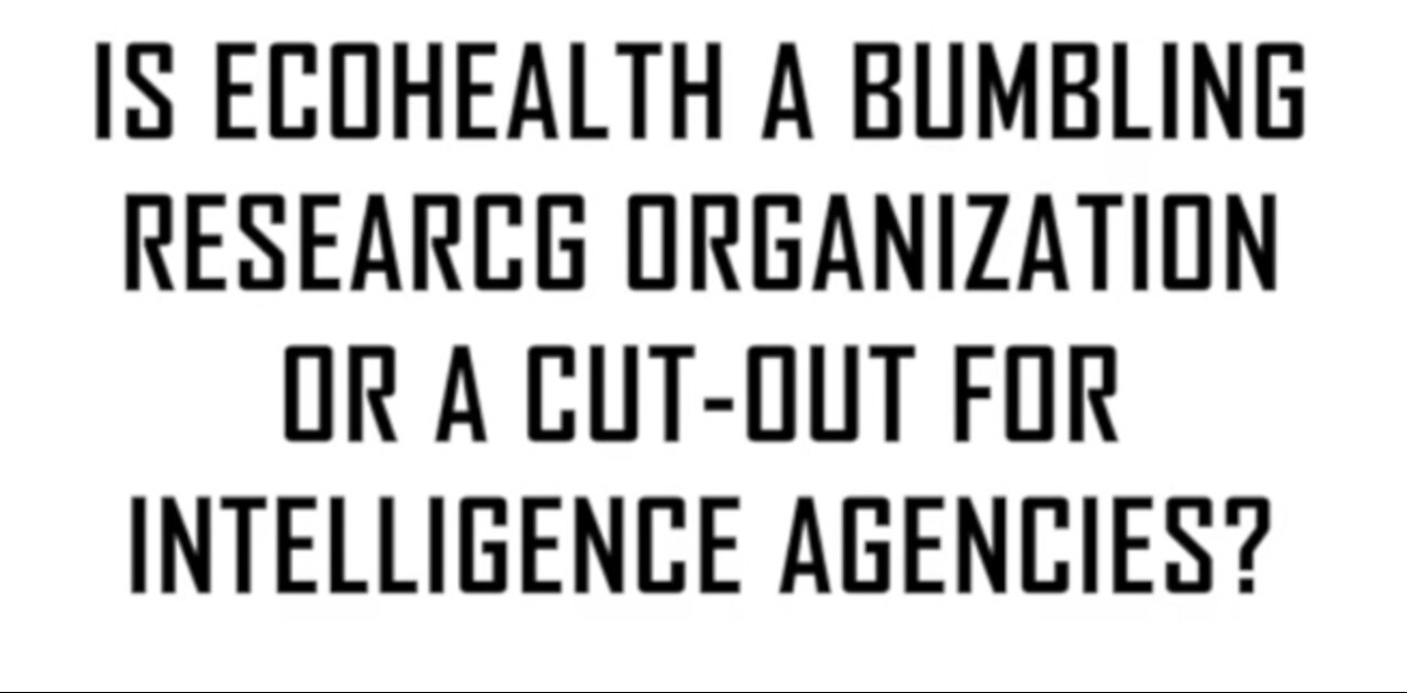 Dr. Robert Malone Talks To Eco Health Alliance Whistleblower