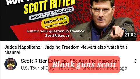 Bguns SCOTT RITTER :ASK THE QUESTION