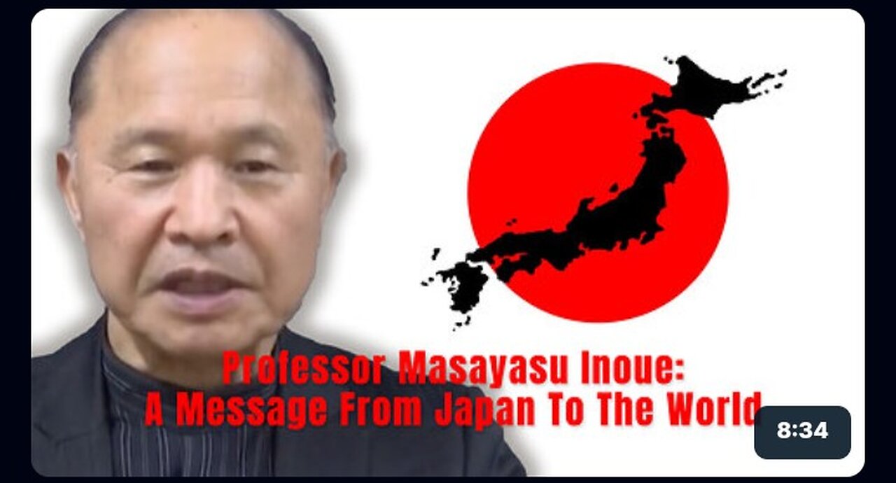 Professor Masayasu Inoue: A Message From Japan To The World