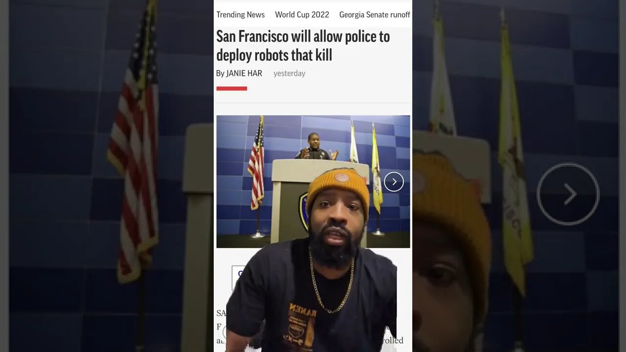 San Francisco voted to Allow robots to kill black people