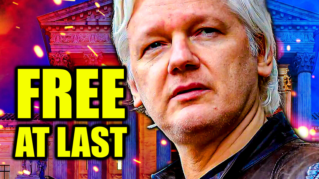 Julian Assange Is Finally FREE!!!