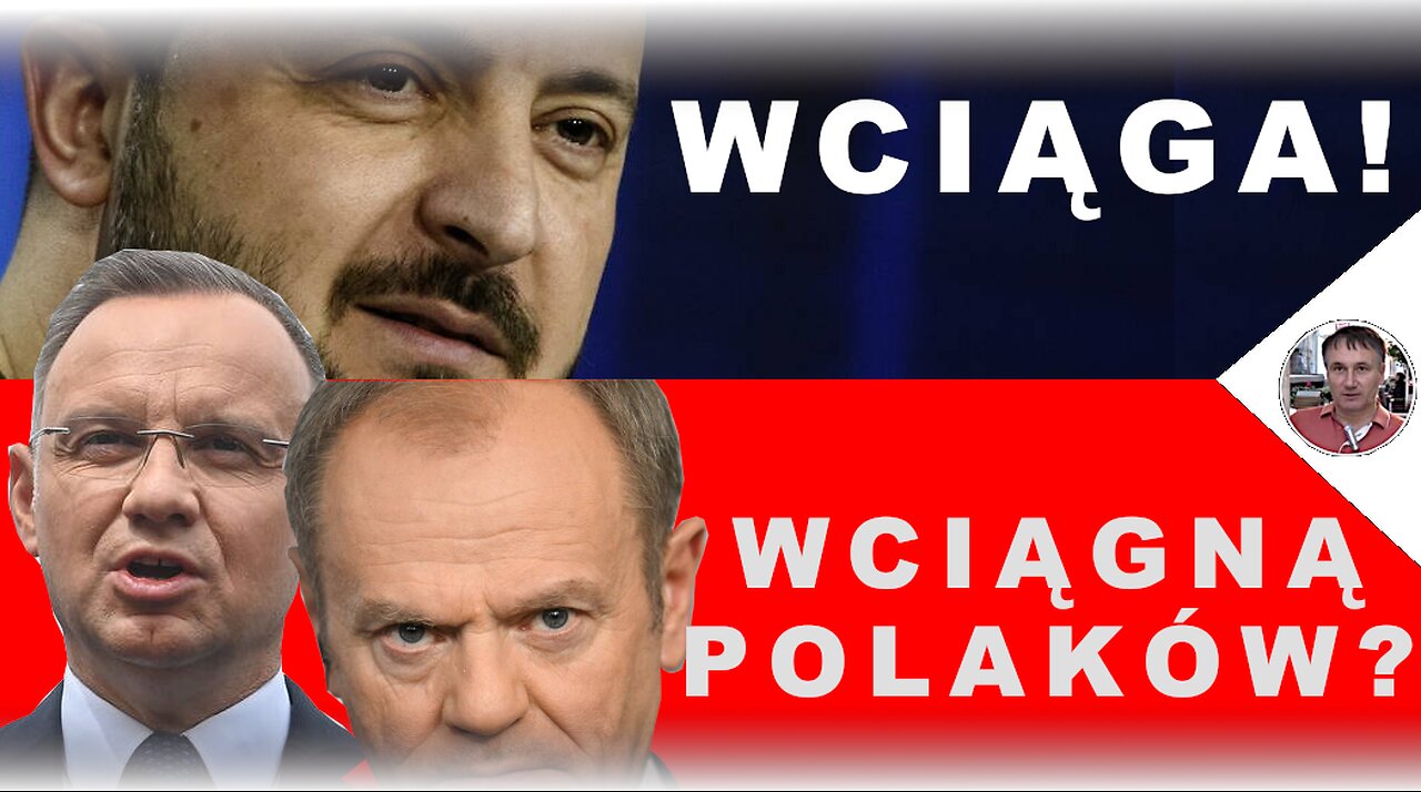 Z.Kękuś PPP 517 Czy żyd W.Zełenski co wciąga Polaków do wojny sam do niej prowokował? D.Tusk sprawdź