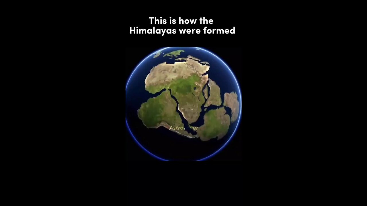 Formation of Himalayas