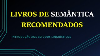 Semântica - livros recomendados