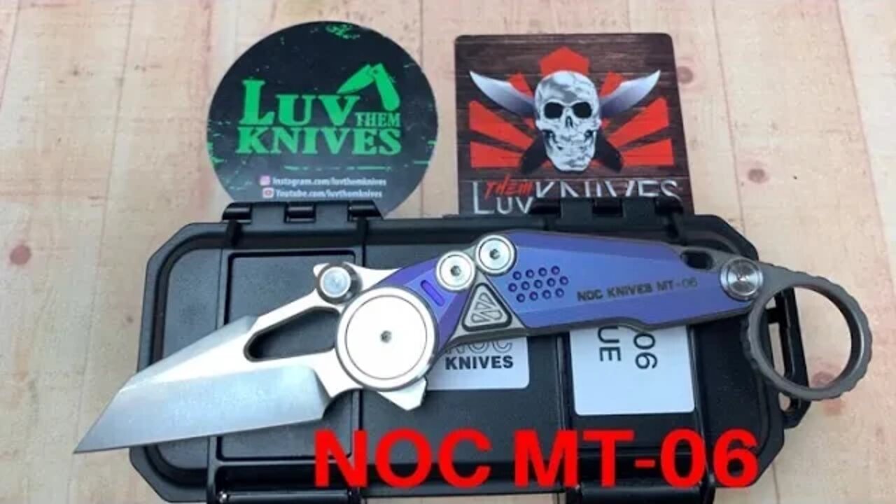 NOC MT-06 Karambit knife / Includes Disassembly / another very striking design from NOC Knives