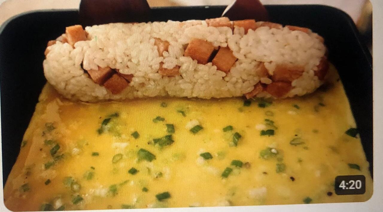 Do you have spam and eggs? Make sure to cook this ❣ It's really good 😍