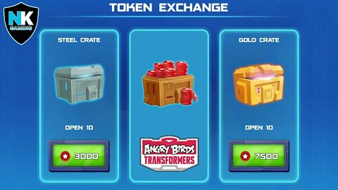 Angry Birds Transformers - End Of Line Event - Day 7 - Token Exchange - 10 Gold & Steel Crates