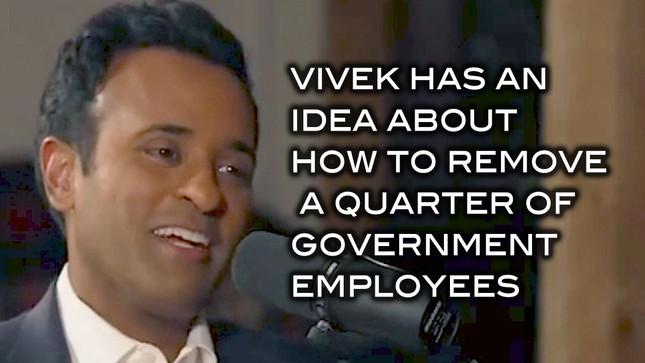 Vivek Has An Idea About How To Remove a Quarter of Government Employees