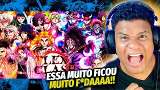 (ESSE SOM FICOU PERFEITO!) HASHIRAS X LUAS SUPERIORES (Demon Slayer) | React Anime Pro