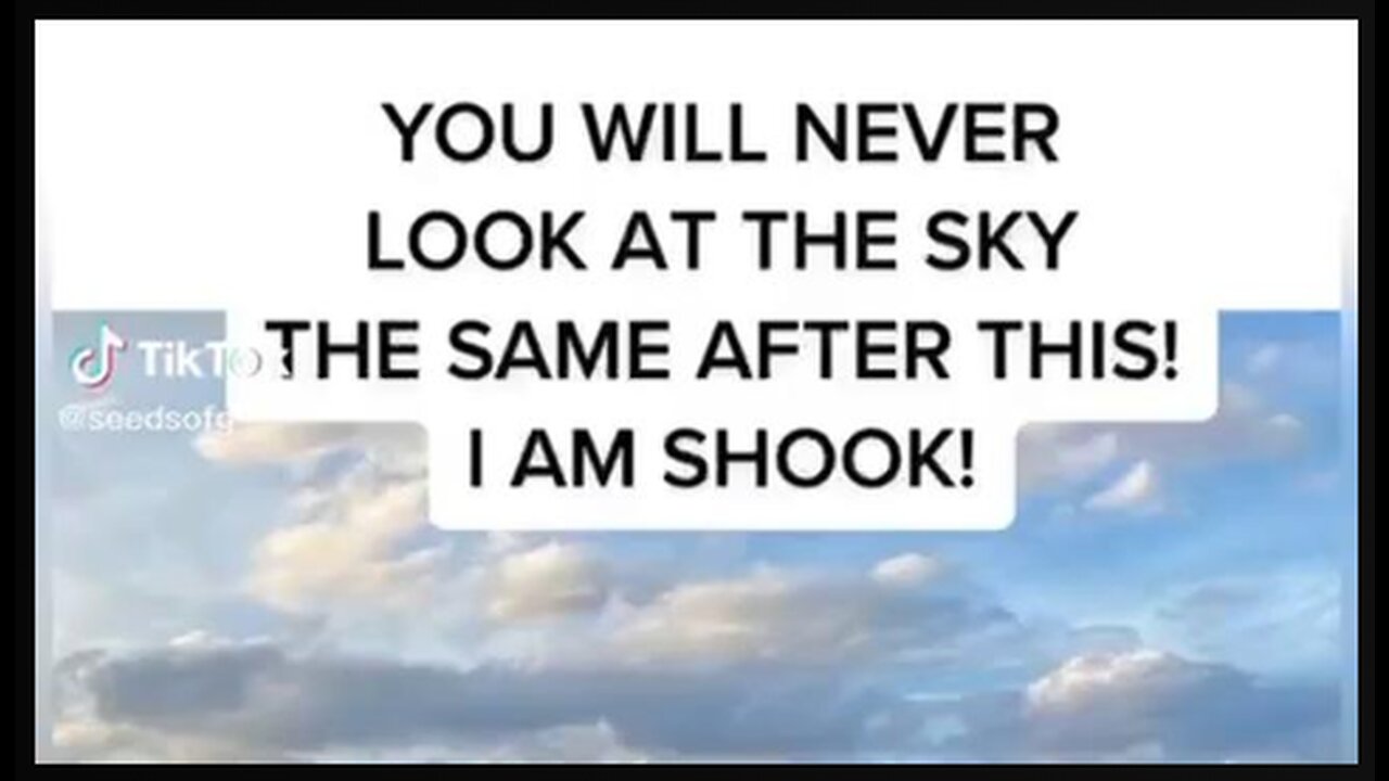 THIS IS INSANE! YOU WILL NEVER LOOK AT THE SKY THE SAME WAY AFTER YOU SEE THIS!!