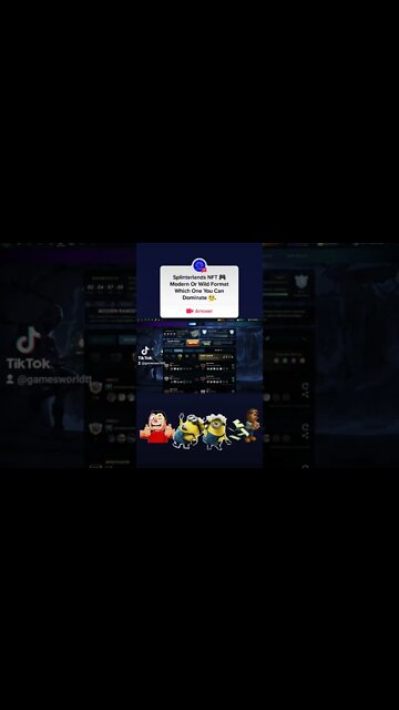 🤔 Splinterlands Modern And Wild Format 😜 #shorts