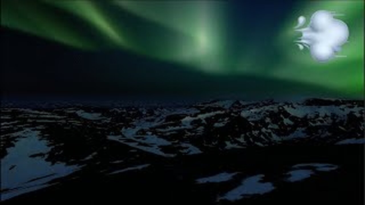 Scenic Aurora Borealis with Polar Winds Element:Air @meditate-me (2HRS HD)