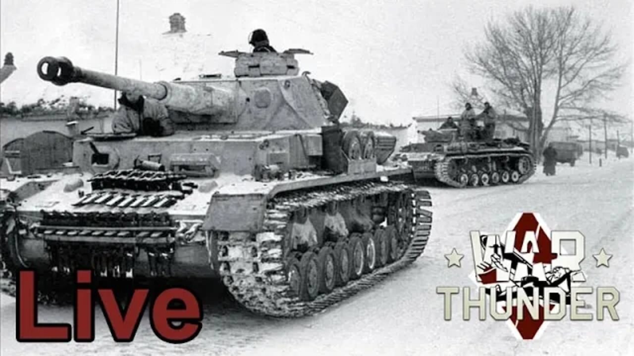 War Thunder - Live- Team G - WW II Tanks - Squad Play - Join Us