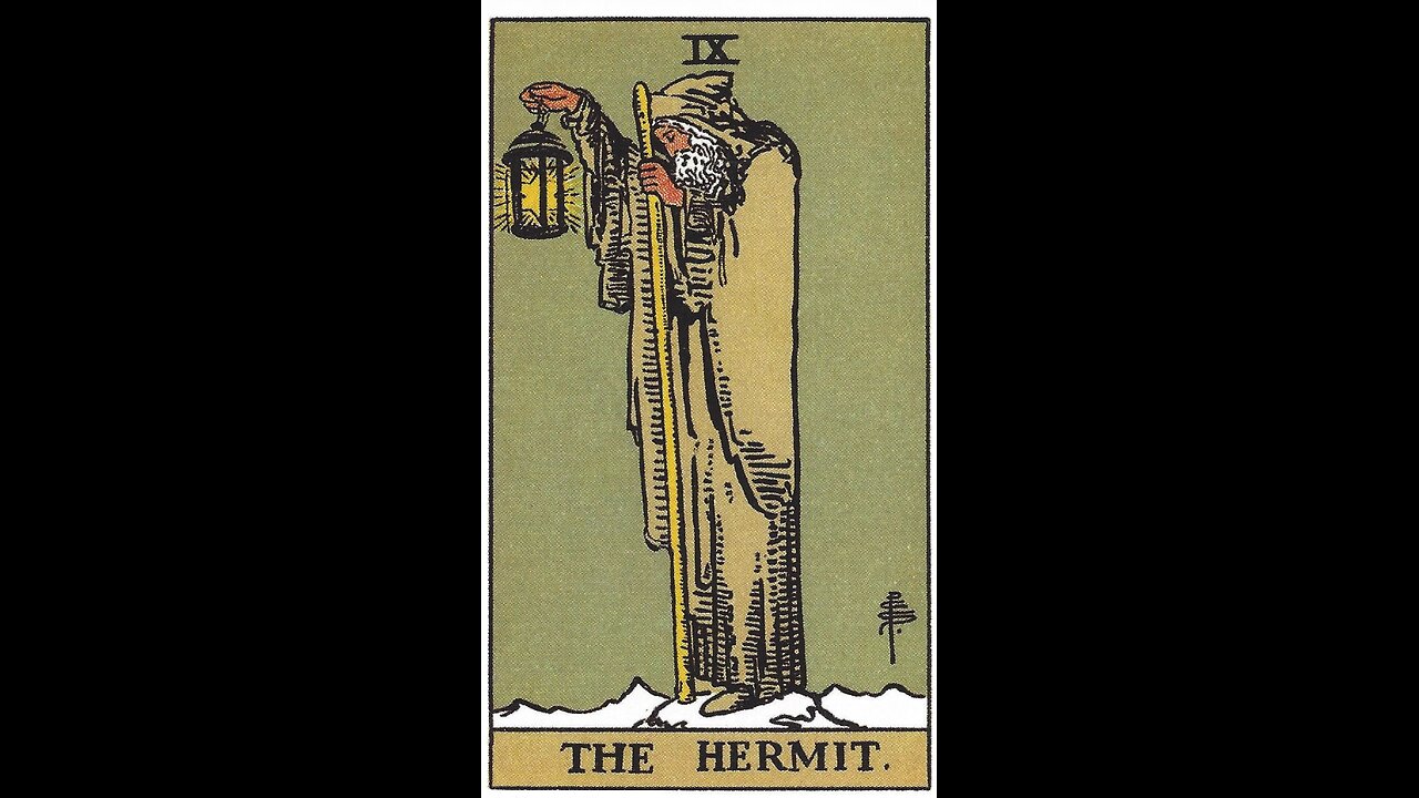 Rider-Waite Tarot Major Arcana: The Hermit