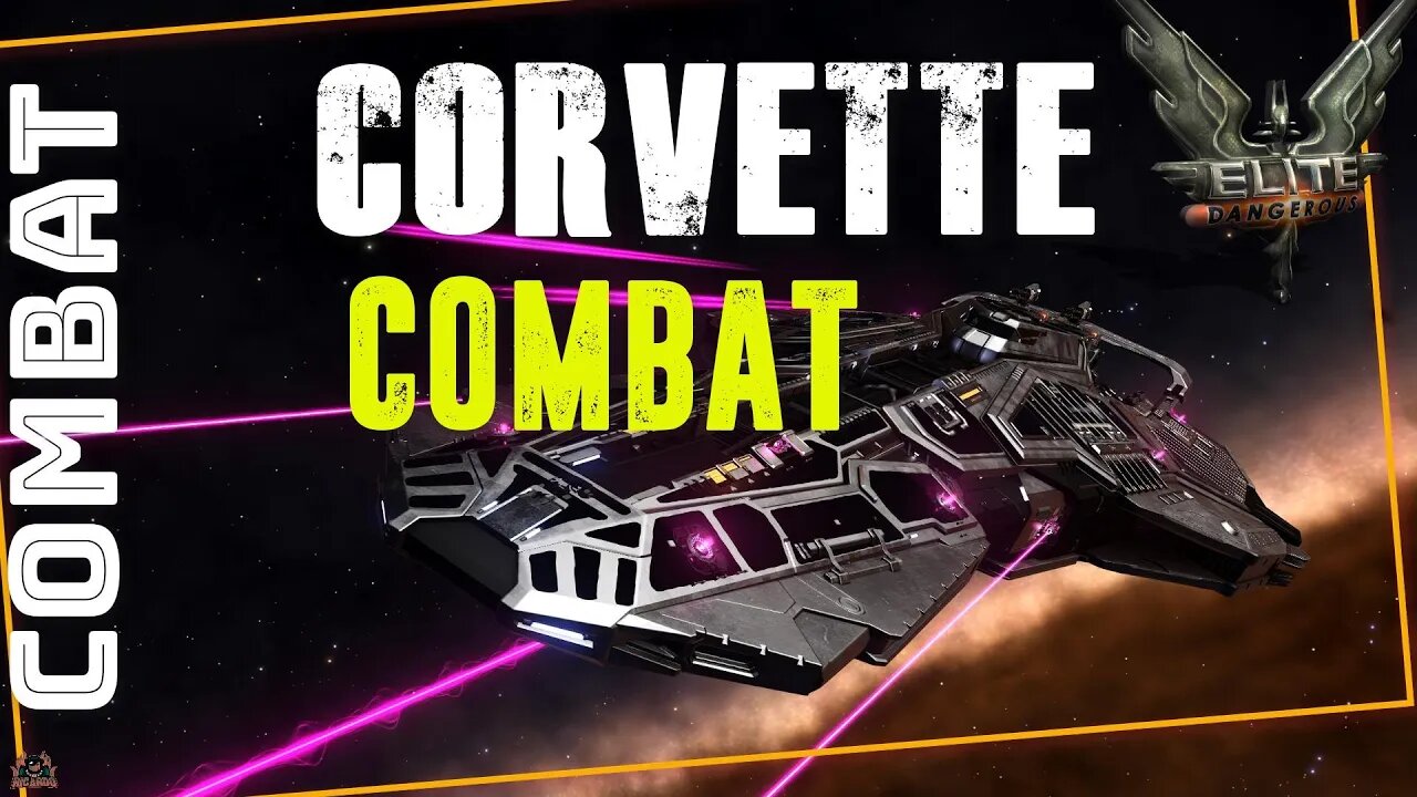 Elite Dangerous Corvette Combat LIVE