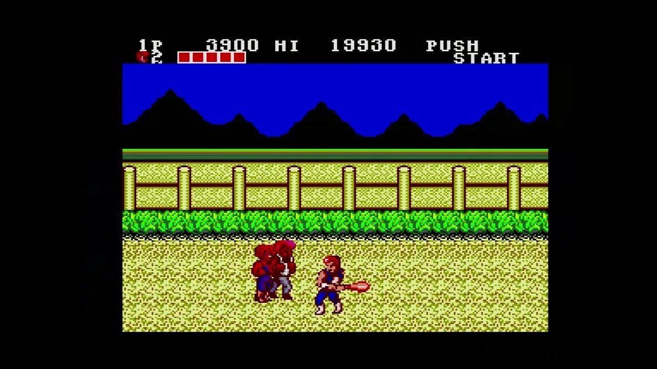 Double Dragon - Master System - Hardware Original - 1080p/60 - Framemeister