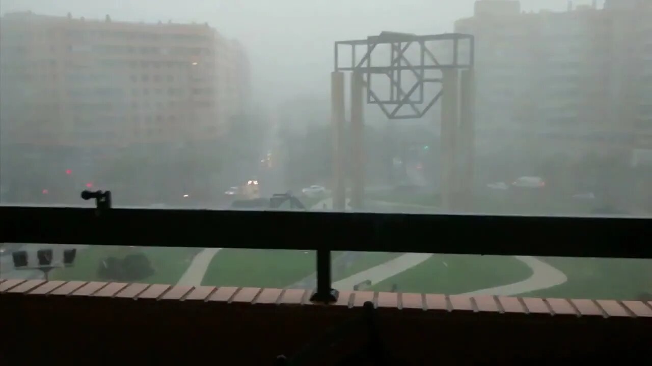 Lluvia en Alicante Spain