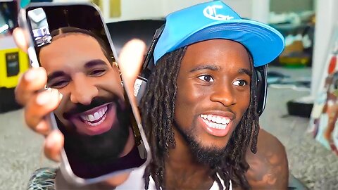 Kai Cenat FaceTimes Drake With 21 Savage