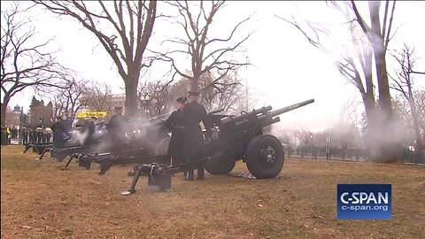 4 cannon inauguration salute for Trump (2017)