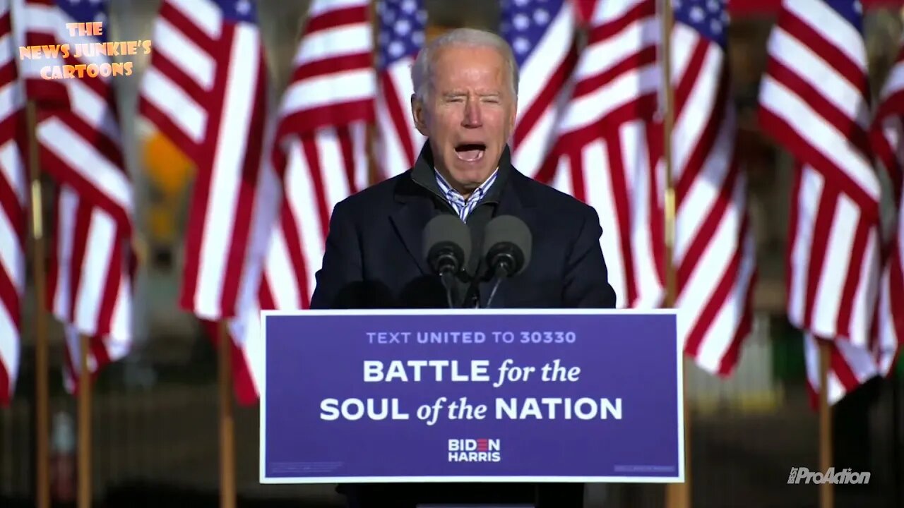 Biden's final push in Election Night 2020 Rally in Pennsylvania.