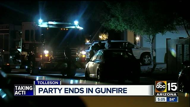 Tolleson party ends in gunfire