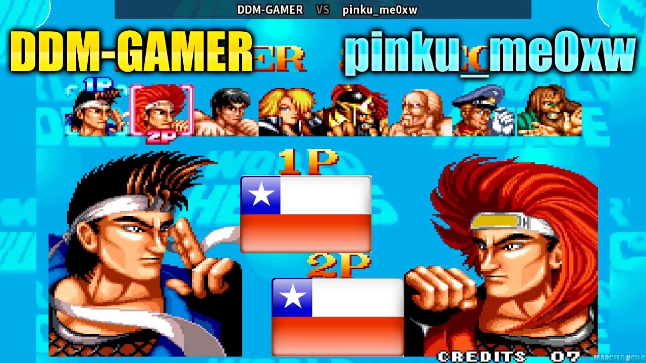 World Heroes (DDM-GAMER Vs. pinku_me0xw) [Chile Vs. Chile]