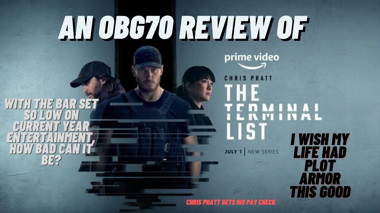 The Terminal List Review by OBG70 The bar is so low it makes this show "ok".