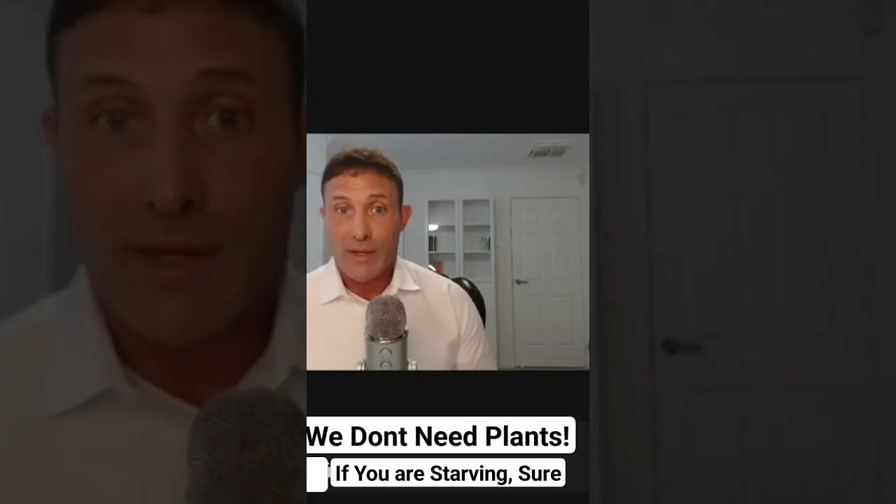 We DONT Need Plants. If you are starving, sure.. #carnivorediet #carnivore