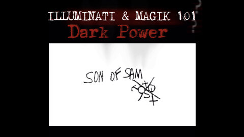 Illuminati & MAGIK 101 (Part4) Dark power