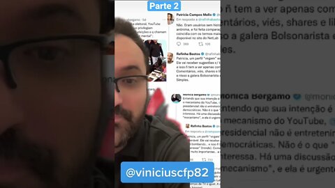 Rafinha Bastos impede que jornalistas Mônica Bergamo e Patricia Campos Mello propagem narrativas P2