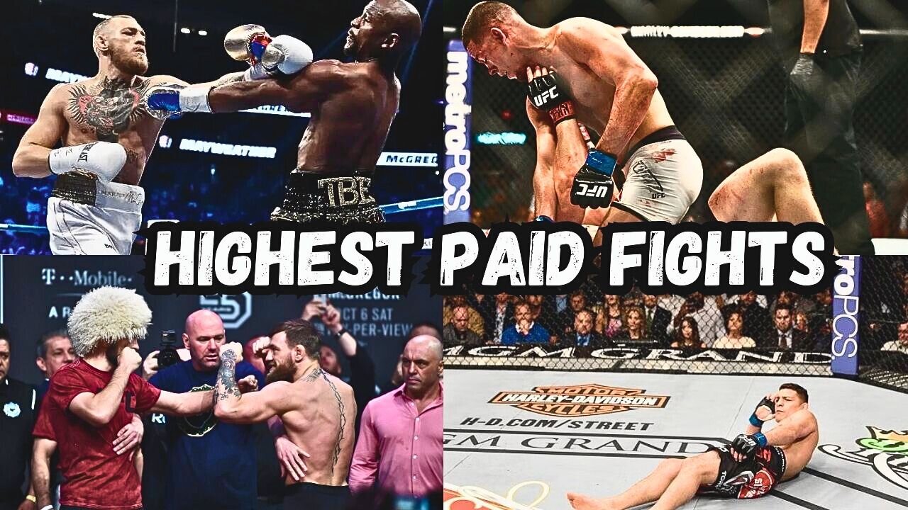 TOP 5 HIGHEST PAID FIGHTS OF UFC HISTORY 😱🤑