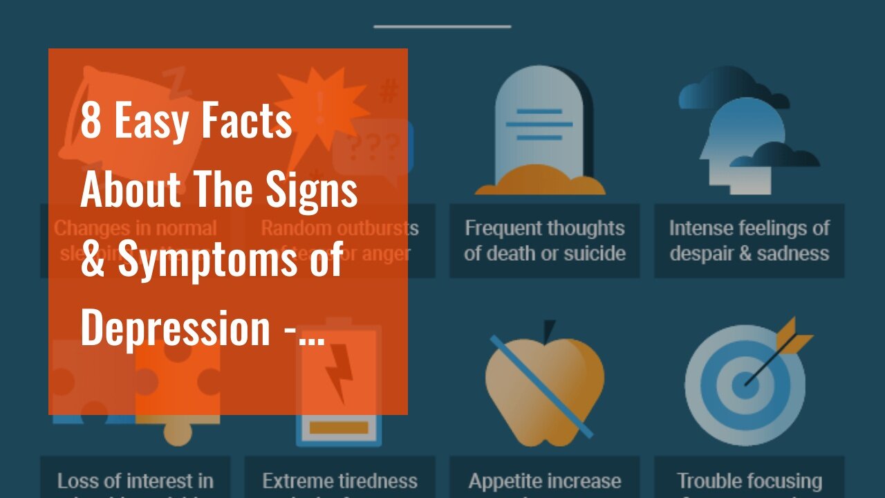 8 Easy Facts About The Signs & Symptoms of Depression - Priory Group Explained