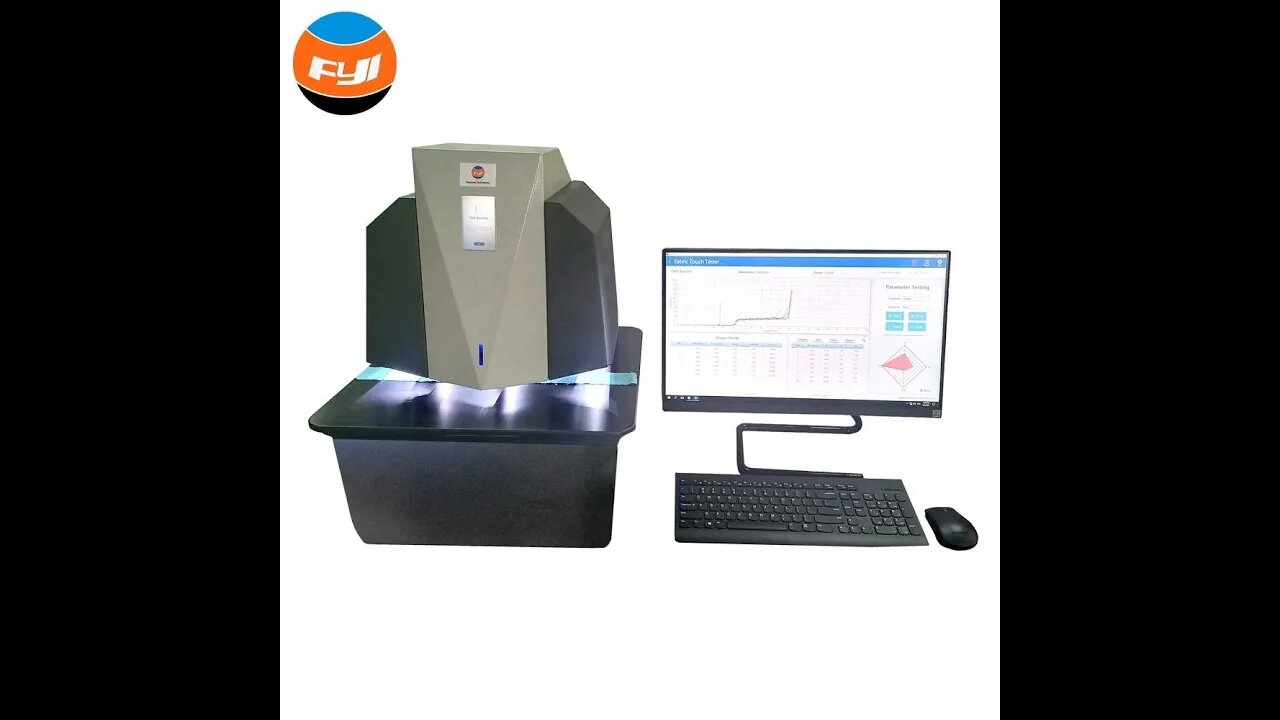 The operation process of Fabric Touch Tester from FYI TEAM