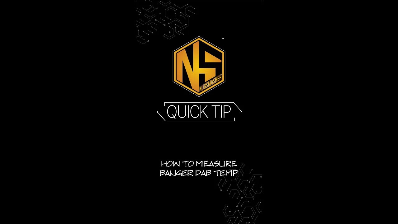 HOW TO MEASURE BANGER DAB TEMP #nugsmasher #shorts #rosin #quicktip