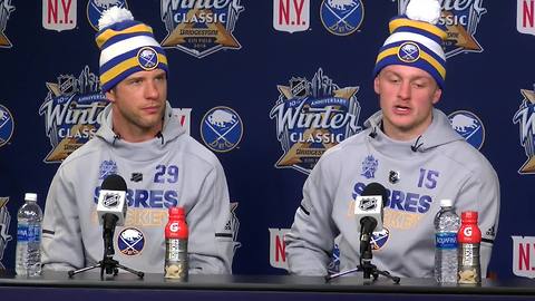 12/30 Eichel & Pominville discuss upcoming Winter Classic