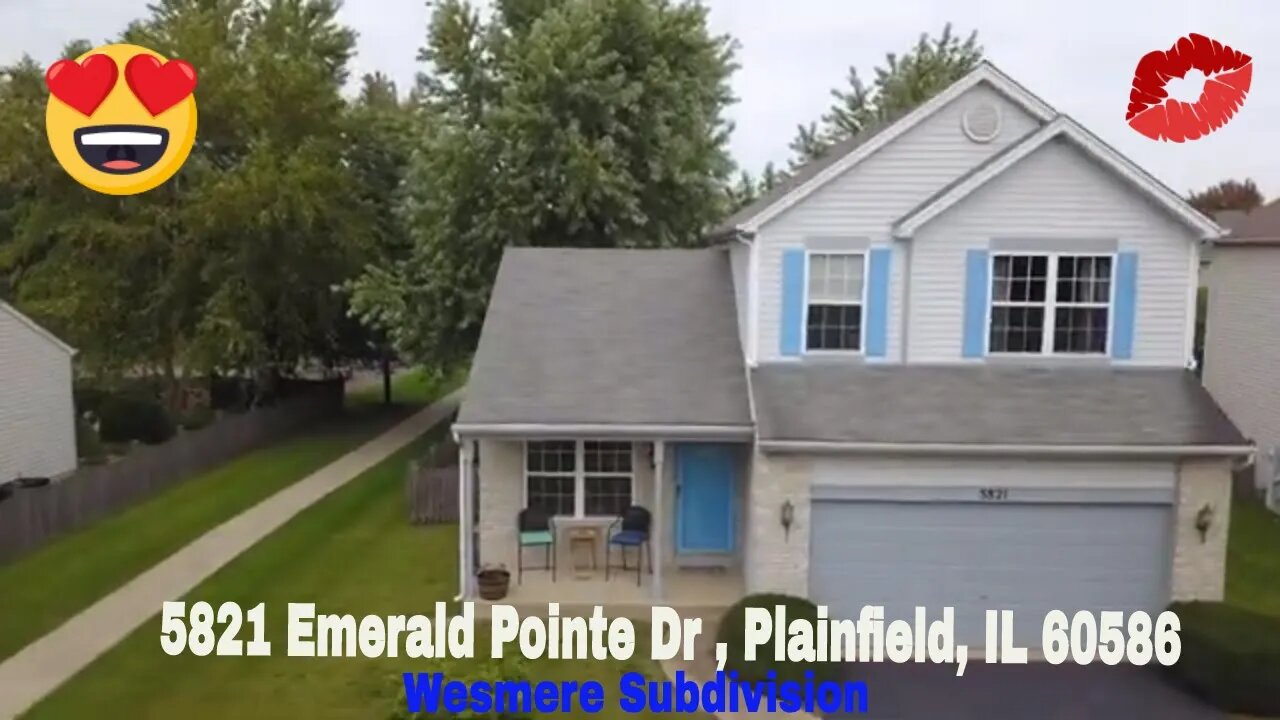 5821 Emerald Pointe Dr, Plainfield, IL 60586 Located in the Westmere Subdivision | Home For Sale