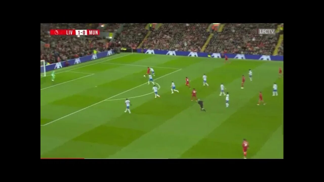 Salah’s First Goal Against Manchester United