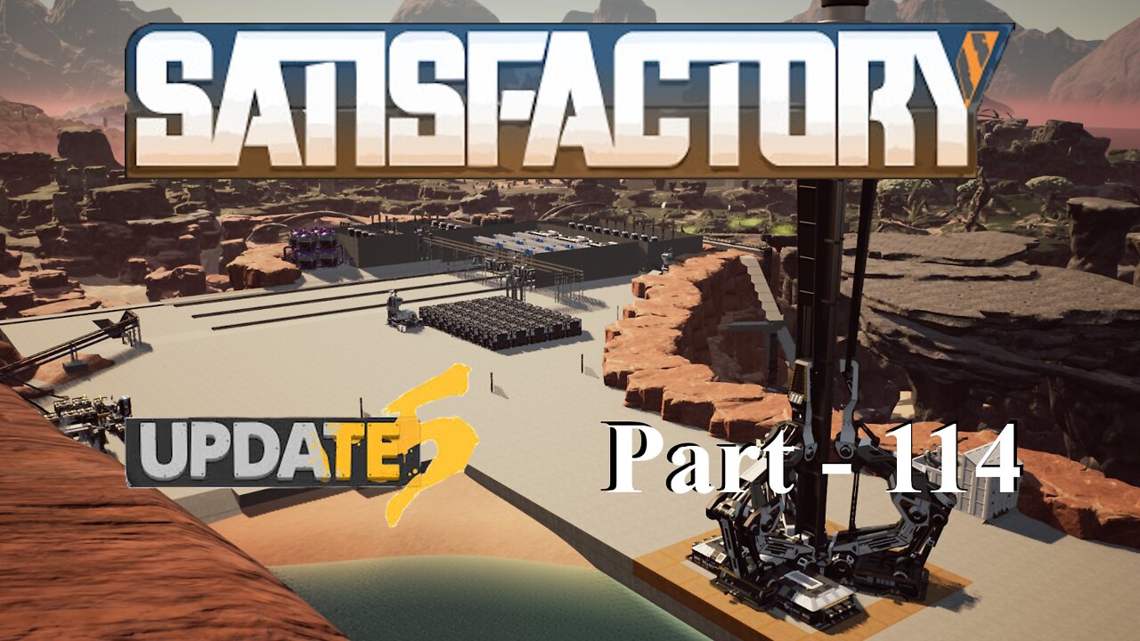 Train Rail Setup | Satisfactory | Part 114