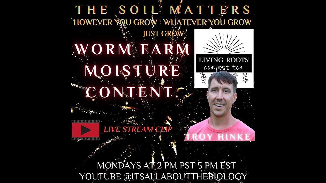 Worm Farm Moisture Content.