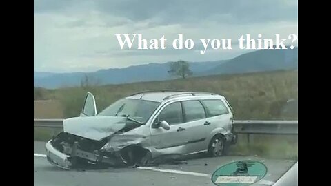 Dramatic Accident in Eastern Europe Captured on Camera