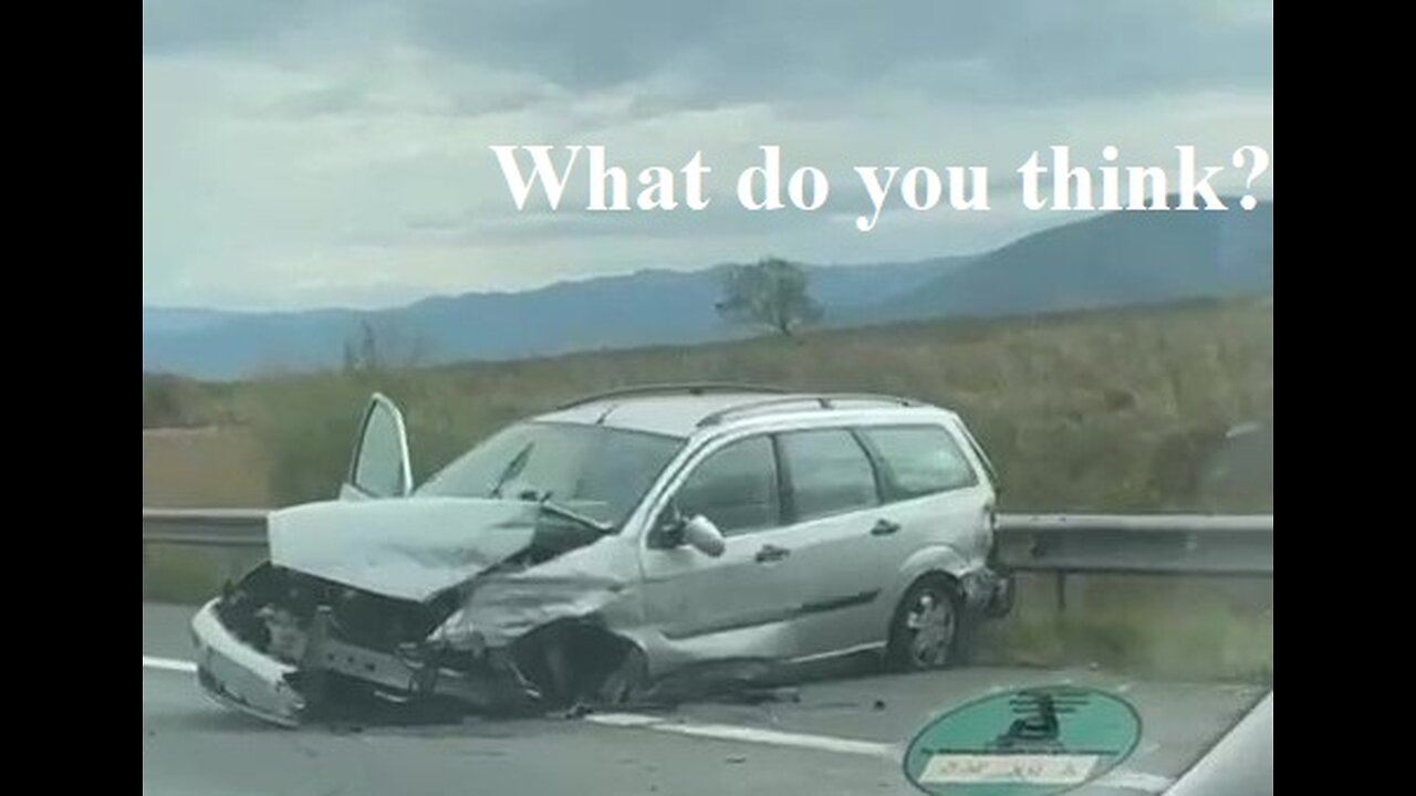 Dramatic Accident in Eastern Europe Captured on Camera