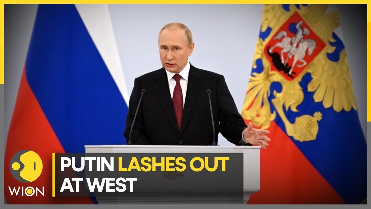 Russia-Ukraine war : Putin delivers war-time address | Latest English News | WION