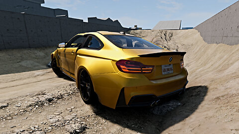 BMW M4 Whistlin Diesel Crash Test (BeamNG Drive)