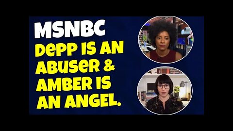 MSNBC Lies and Gaslights for Amber Heard. Even claims Amber paid a lot of the money to charity.