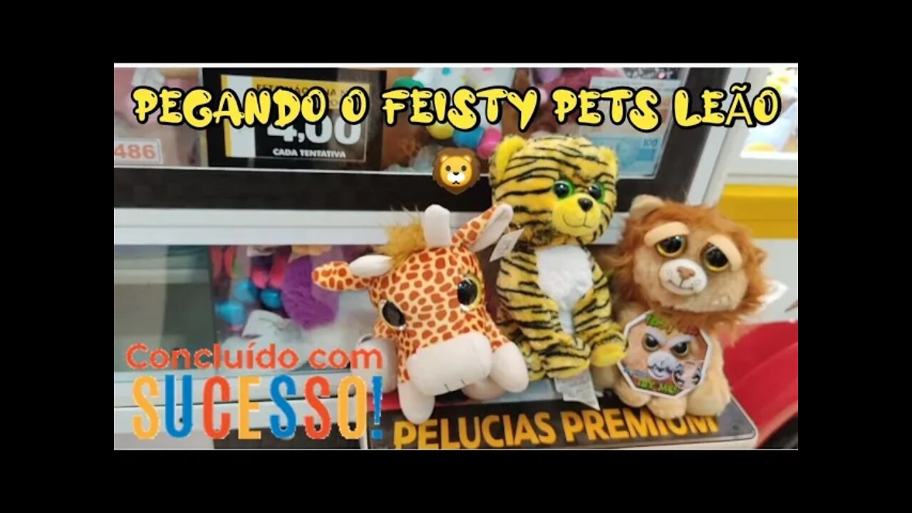 PEGANDO MAIS UM FEISTY PETS LEÃO 🦁