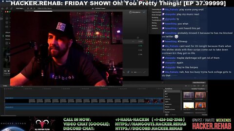 HACKER.REHAB: FRIDAY SHOW! Oh! You Pretty Things! [EP 37.99999]