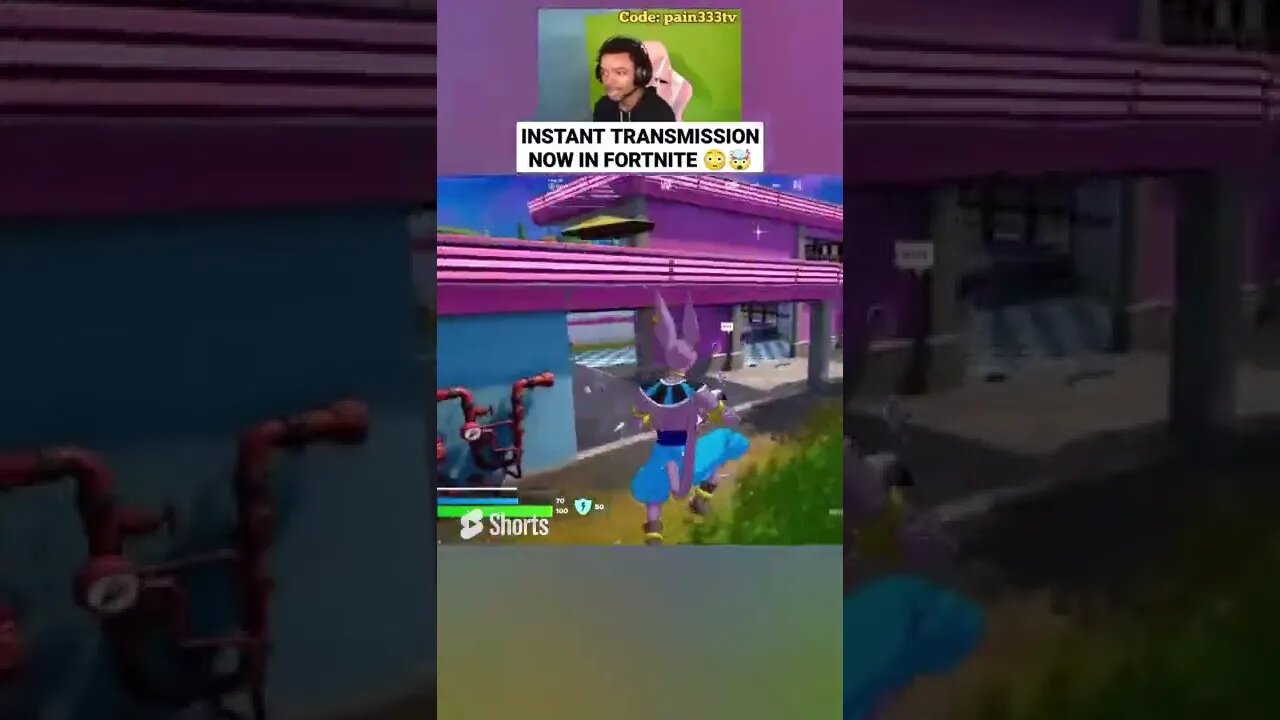 INSTANT TRANSMISSION NOW IN FORTNITE 😳🤯