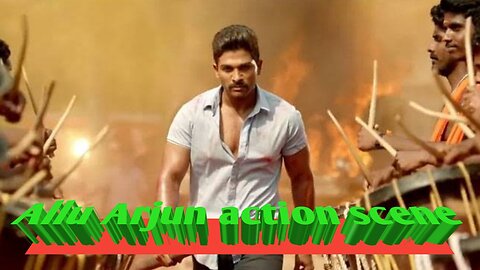 South Indian action movie scene