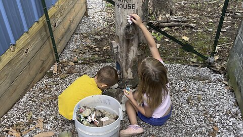 Ye Old Fairy House 🧚‍♀️ #ChamberlinFamilyFarms #fairyhouse #kidsatplay #imagination